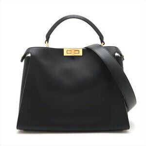 Fendi Peekaboo Essential leather handbag tote shoulder bag M